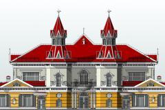 Revit model of railway station