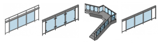 revit glass railing family download