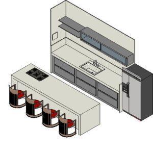 100 Revit Kitchen Families 100 Free Content   Kitchen1 1 300x300 