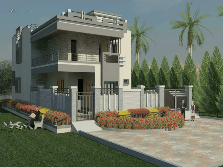 3 Storey Luxury Mansion  3D model