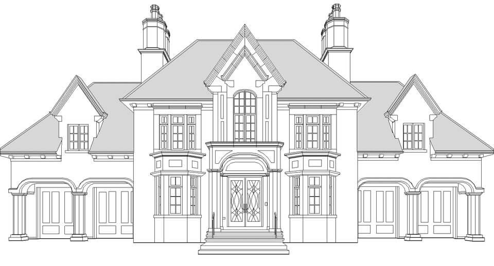 House Is Drawn In 2d From An Architectural Plan Background, Picture To Cad  Drawing Background Image And Wallpaper for Free Download