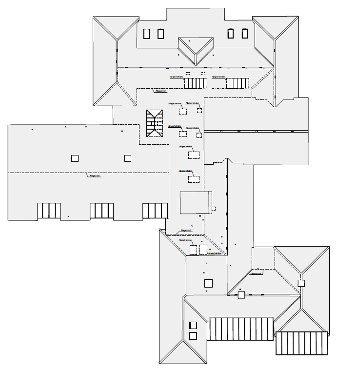 Existing roof plan